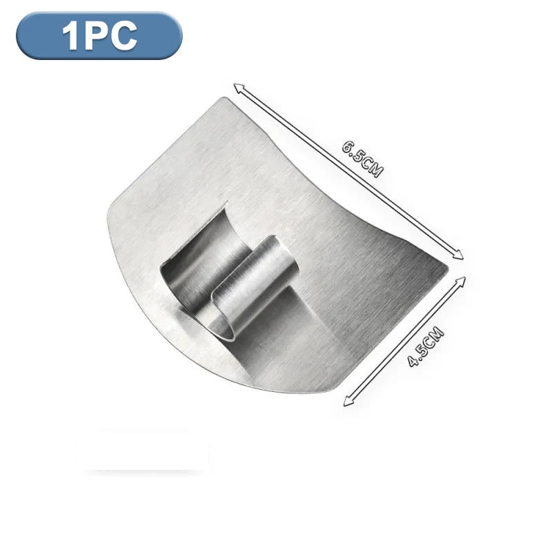1Pcs Stainless Steel Finger Protector Anti-cut Finger Guard Safely Vegetable Cutting Hand Protecter For Kitchen Gadgets Tools