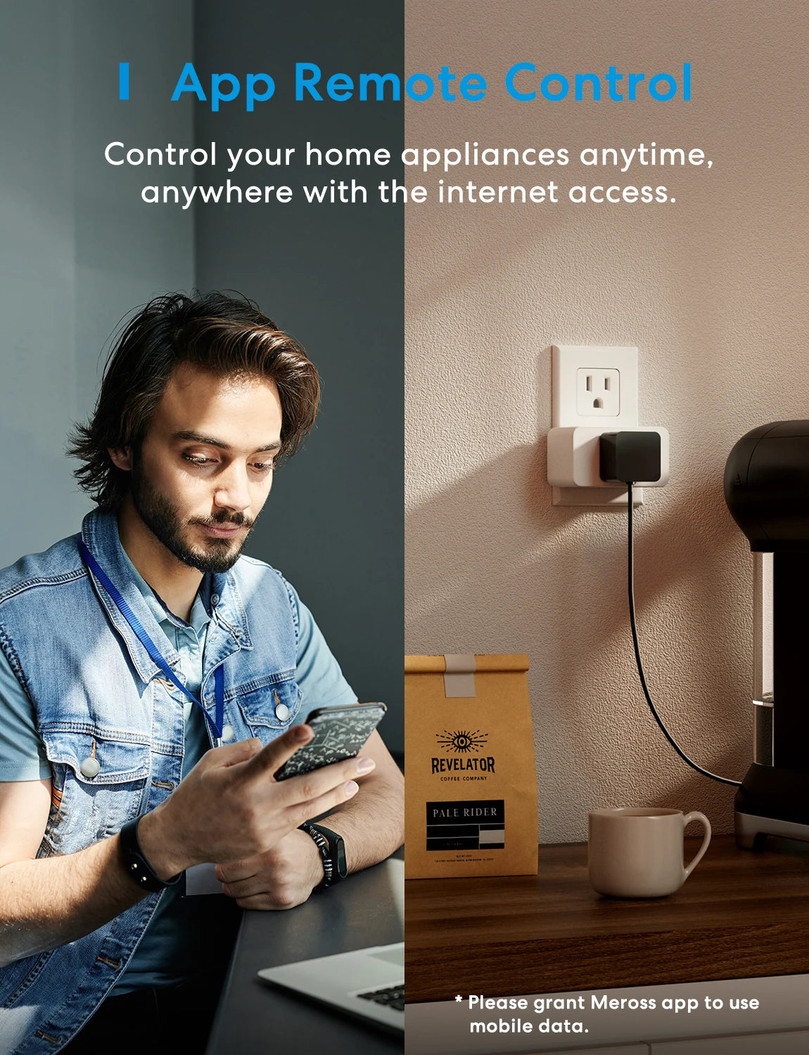 Meross Smart 4 Pack Matter Plug US/CA Standard Wireless Outlet Power Monitor Smart Home Appliances Work With Homekit Alexa