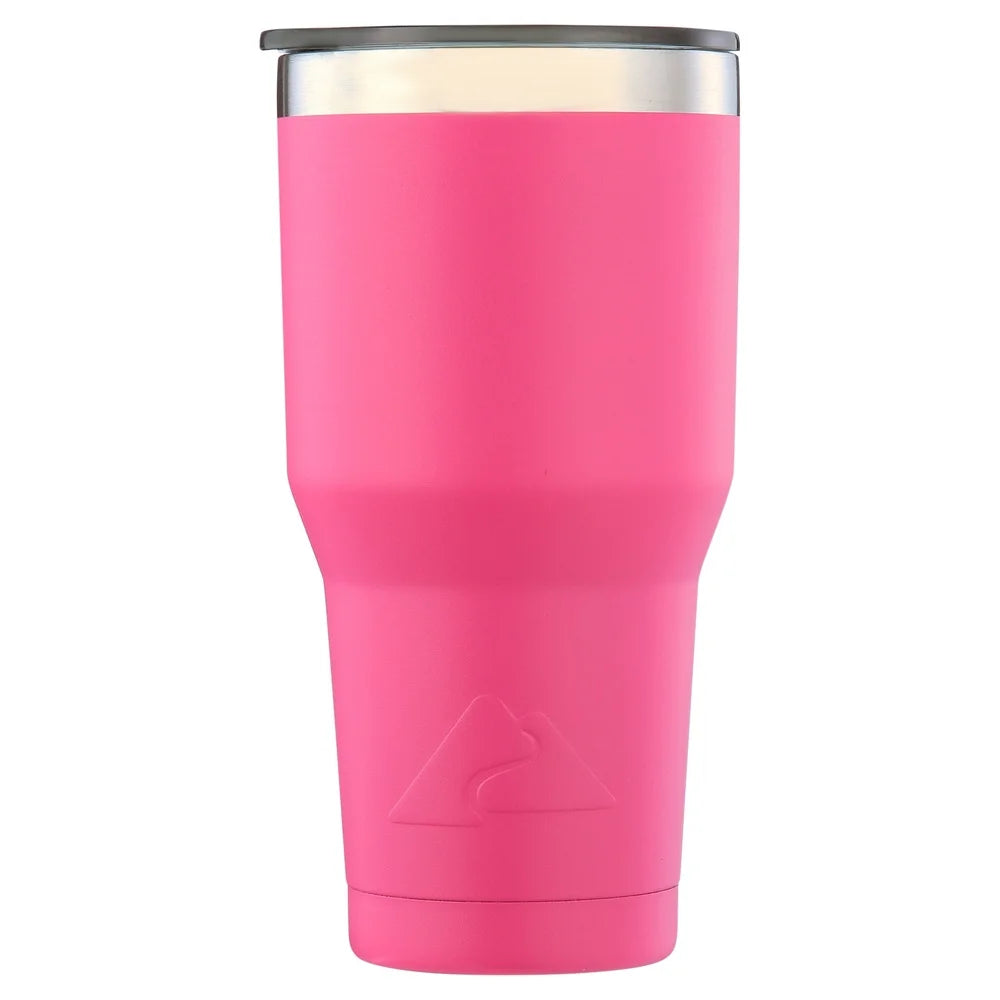Insulated Stainless Steel Tumbler 32oz Travel Mug Hot Beverage Cooler with Magnetic Slider Sipper and Sweat Free Design
