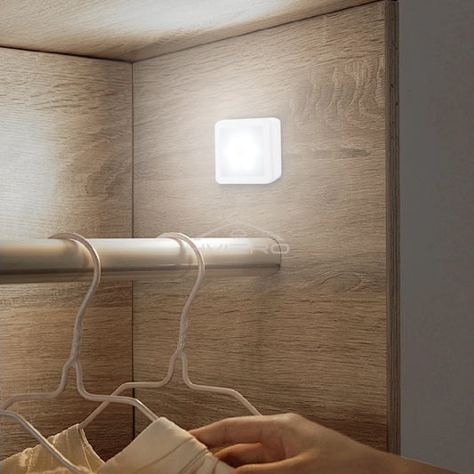 LED Night Light Smart Motion Sensor Battery USB Charging