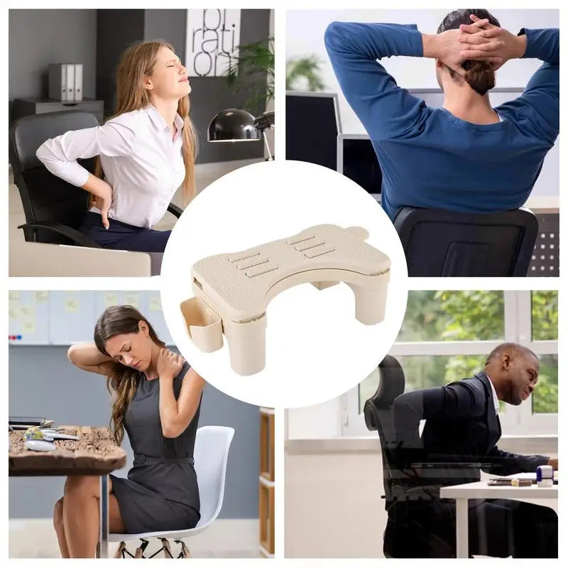 Portable Offices Footrests with Massage adjustable Under Desk Footrest Ergonomic Foot Stool Pain Relief for Home Office Work
