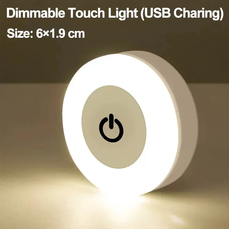 Mini LED Touch Rechargeable Night Light